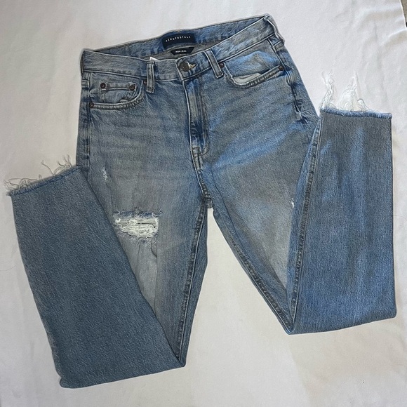 Aeropostale Denim - Aeropostale Light Blue Mom Jeans